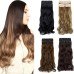 Extensión de cabello larga con clip rizado LeeWin para mujer, 3 piezas/juego de extensiones de cabello, pieza de cabello sintético
