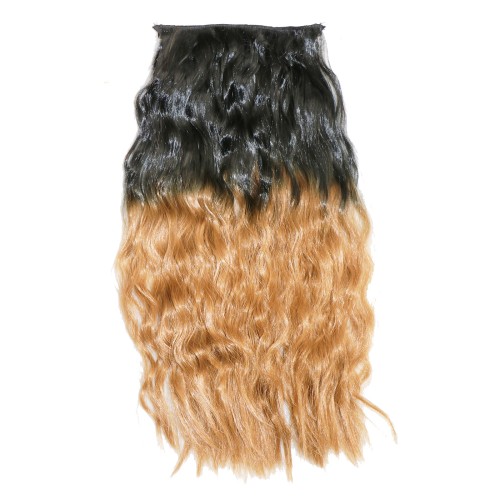 LeeWin Long Taco Wavy Clip-On Hair Extensions Женские 4-х компонентные/гнездовые накладные волосы Синтетические простыни для волос