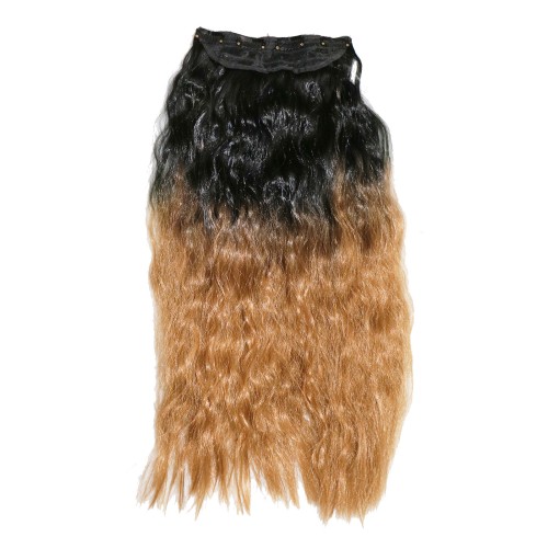 LeeWin Long Taco Wavy Clip-On Hair Extensions Женские 4-х компонентные/гнездовые накладные волосы Синтетические простыни для волос