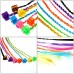 LeeWin Single 9 colores Trenzas de colores Extensiones de cabello con broches de clip Accesorios de cabello trenzado arcoíris para niños Actuación Niños Niñas Fiesta de cosplay de Halloween Vestirse LeeWin Single 9 colores Trenzas de colores Extensiones de cabello con broches de clip Accesorios de cabello trenzado arcoíris para niños Actuación Niños Niñas Fiesta de cosplay de Halloween Vestirse