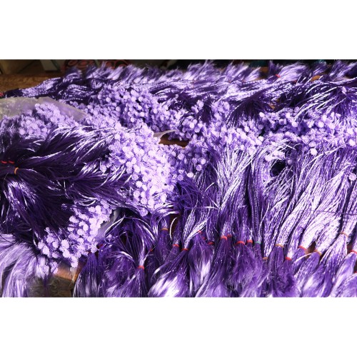 Accessorio per capelli intrecciati monocromatici LEEWIN a 9 colori, accessorio per capelli intrecciati arcobaleno con clip, adatto per spettacoli per bambini, costumi per feste di gioco di ruolo di Halloween per ragazze