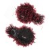 Pelucas de cola de caballo Afro Puff para mujer negra Cola de caballo con cordón Afro Puff rizado y rizado con flequillo de pelo rizado Cola de caballo Afro gris para cabello natural Pelucas de sal y pimienta para mujer