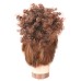 Pelucas de cola de caballo Afro Puff para mujer negra Cola de caballo con cordón Afro Puff rizado y rizado con flequillo de pelo rizado Cola de caballo Afro gris para cabello natural Pelucas de sal y pimienta para mujer
