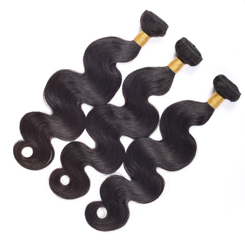 LeeWin Brazilian Wavy 100% Human Hair Bundle 10-28 ιντσών Non-Remy Hair