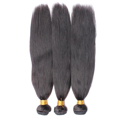 LeeWin Brazilian Straight 100% Human Hair Braided Bundle 10-28 ιντσών Non-Remy Hair