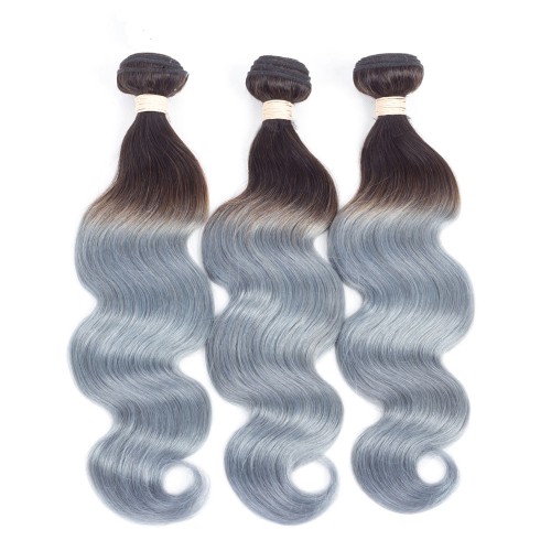 LeeWin Brazilian Wavy 100% Human Hair Bundle 10-28 ιντσών Non-Remy Hair