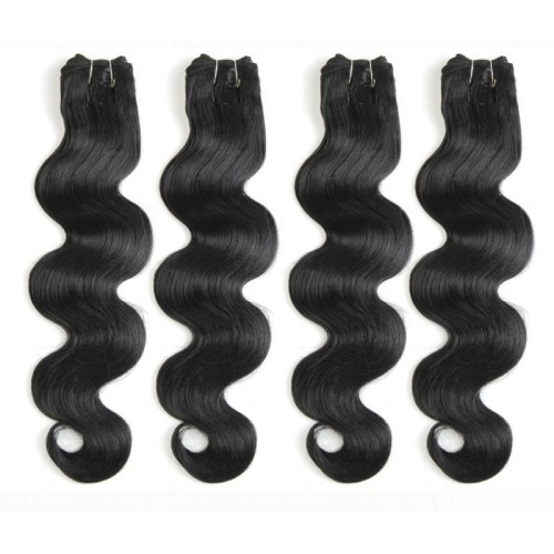 LeeWin Brazilian Wavy 100% Human Hair Bundle 10-28 ιντσών Non-Remy Hair