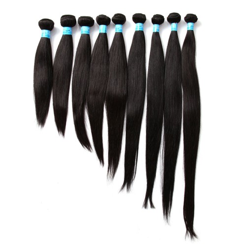 LeeWin Brazilian Straight 100% Human Hair Braided Bundle 10-28 ιντσών Non-Remy Hair