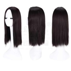 Straight hair women's bang-free hair extensions, hair accessories, clip-on crown hair accessories, chemical fiber hair accessories, synthetic wig replacement hair accessories, hair extensions, and hair extensions