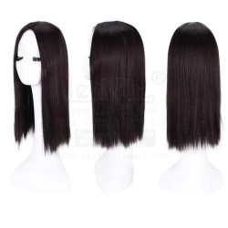 Toppers para el cabello sin brazaletes para mujer Topper con corona y clip Top con base de seda Toppieces Topper de reemplazo de peluca de tupé sintético con cierre Extensiones para el cabello