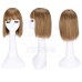 Toppers para el cabello con flequillo para mujer Topper con corona con clip Topper con base de seda Toppieces Topper de reemplazo de peluca de tupé sintético con cierre Extensiones para el cabello