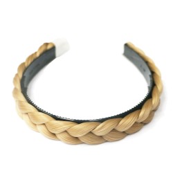 Trenza de tres hebras LeeWin multicolor de moda bohemia europea y americana hecha a mano con dientes de doble fila،cinturón de plástico،corbata de goma para el cabello،cinturón para el cabello, tocado, accesorios para el cabello, precio de fábrica al por