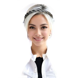 Anime de moda multicolor europeo y americano hecho a mano LeeWin trenza giratoria،hebilla elástica ajustable،corbata para el cabello con banda de goma, banda para el cabello, tocado, accesorios para el cabello precio de fábrica
