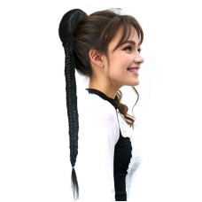 LeeWin Long Braided Ponytail Synthetic Drawstring Ponytail Extensions Fishtail Hair Extensions for Women LeeWin Long Braided Ponytail Synthetic Drawstring Ponytail Extensions Fishtail Hair Extensions for Women