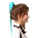 LeeWin Clip de cola de caballo trenzado largo con cordón sintético para cabello Clip de cola de caballo con extensión de cabello Clip de trenza de cola de pez para mujer