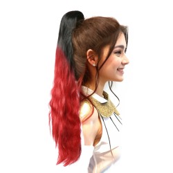 Cola de caballo con cordón afro, cola de caballo rizada y pervertida, cordón con puffs afro, extensión de cola de caballo rizada para mujer, cola de caballo rizada sintética Cola de caballo con cordón afro, cola de caballo rizada y pervertida, cordón con puffs afro, extensión de cola de caballo rizada para mujer, cola de caballo rizada sintética