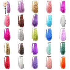LeeWin Magic Sticky Ponytail Extensions Wrap Long Taco Wave Extensions Synthetic Ponytail Wig for Women Girls LeeWin Magic Sticky Ponytail Extensions Wrap Long Taco Wave Extensions Synthetic Ponytail Wig for Women Girls