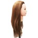 Haz varios ejercicios de entrenamiento del cabello humano con maniquí y cabeza de práctica con estilos de espalda naturales de alta calidad Asia Europa América Latina Estilos faciales